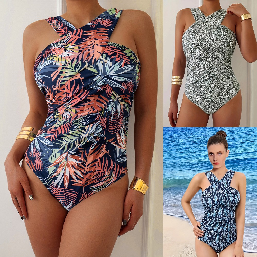 Swimsuit Bikini Ruched - Baju Renang Wanita Ukuran Besar, Pakaian