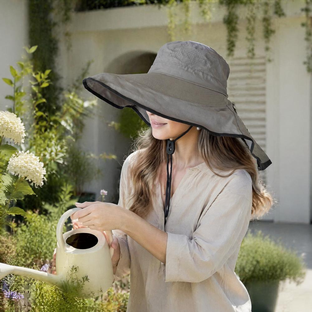 Hat Floppy Wide - Topi Matahari Wanita dengan Pinggiran Lebar