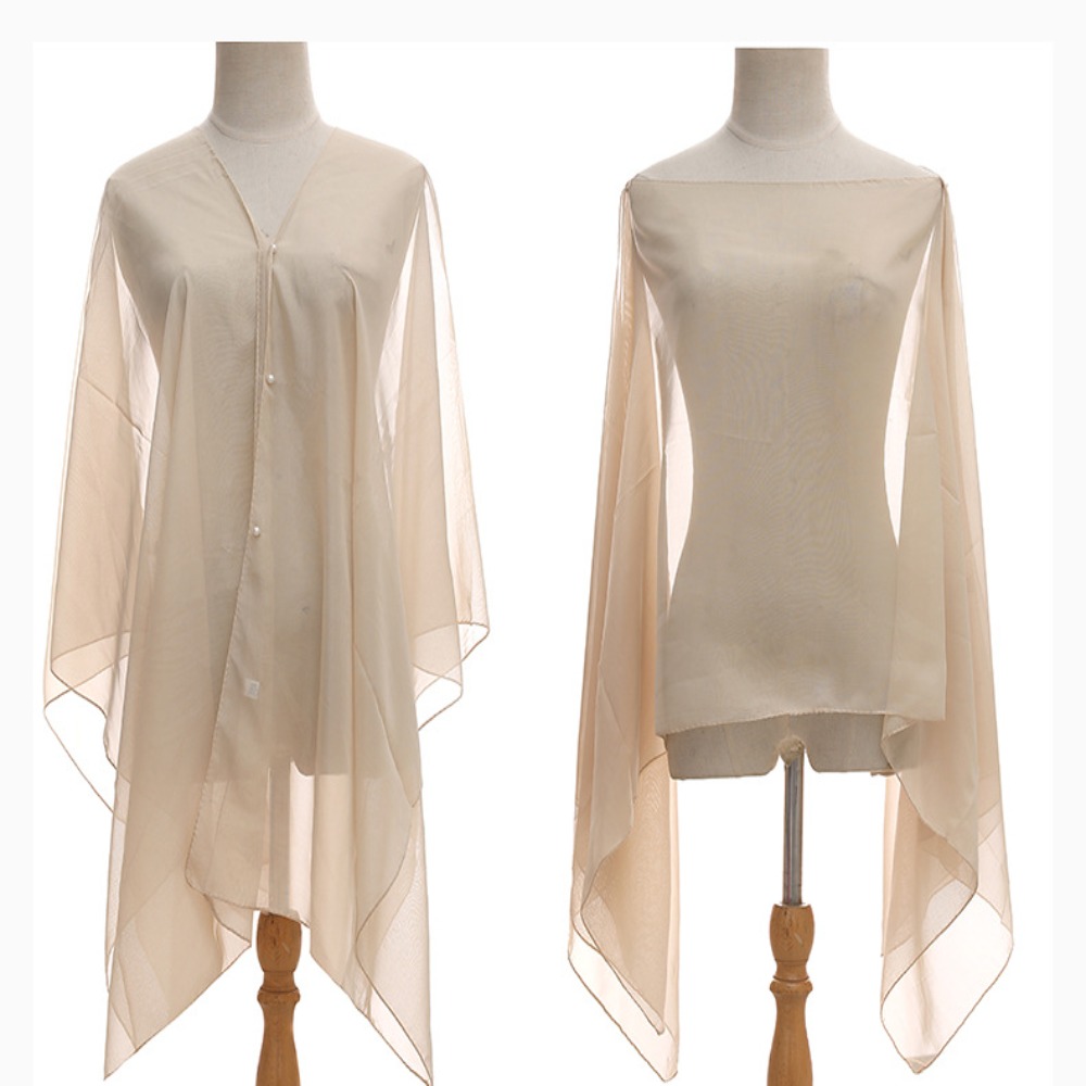 Cover Up Kaftan - Syal selendang warna Solid modis penutup