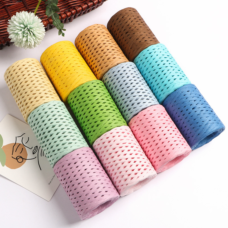Crochet Bag Raffia - Benang Jerami Rafia Alami 150M untuk