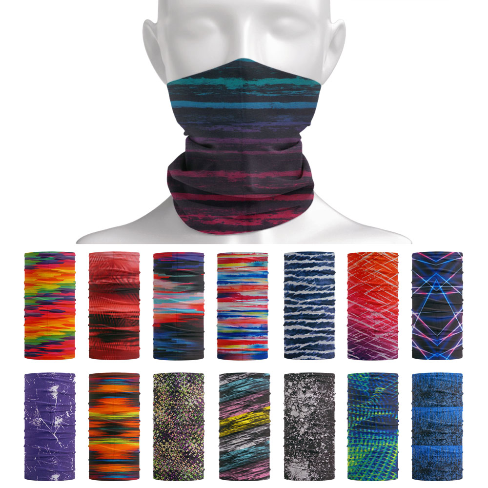 Headband Summer Knit - Bandana pola garis ikat leher, syal