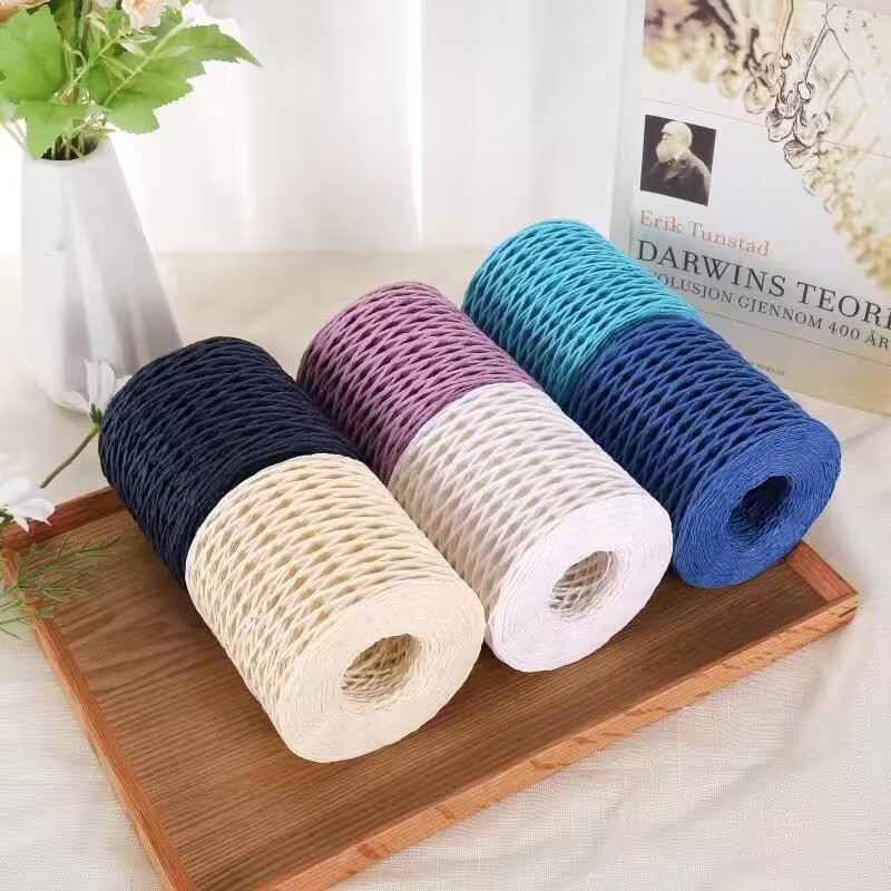 Crochet Bag Raffia - Benang Rafia 190G, Benang Kertas Jerami