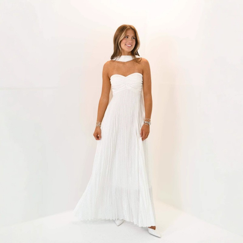 Maxi Dress Halter - Gaun Tamu Pernikahan Gaun Panjang Prom