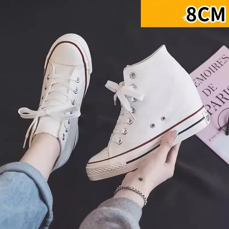 Wedge Espadrille Women - Sepatu Kanvas Platform Tinggi 8cm untuk