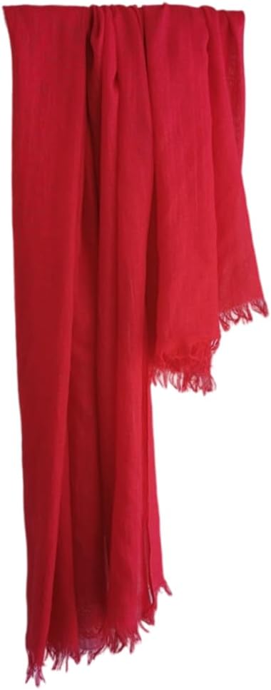 Linen Dress Wrap - Selendang ringan berbahan linen tipis untuk