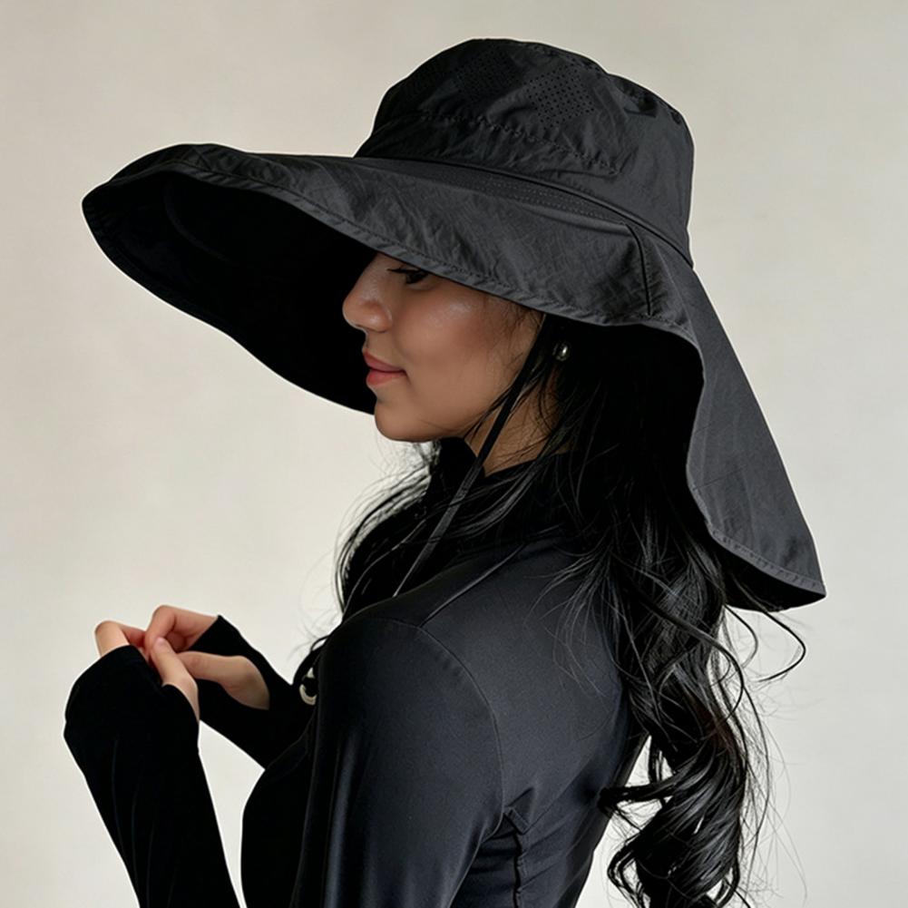 Topi Pelindung Wajah Full Cove - Hat Floppy Wide ulasan dan harga
