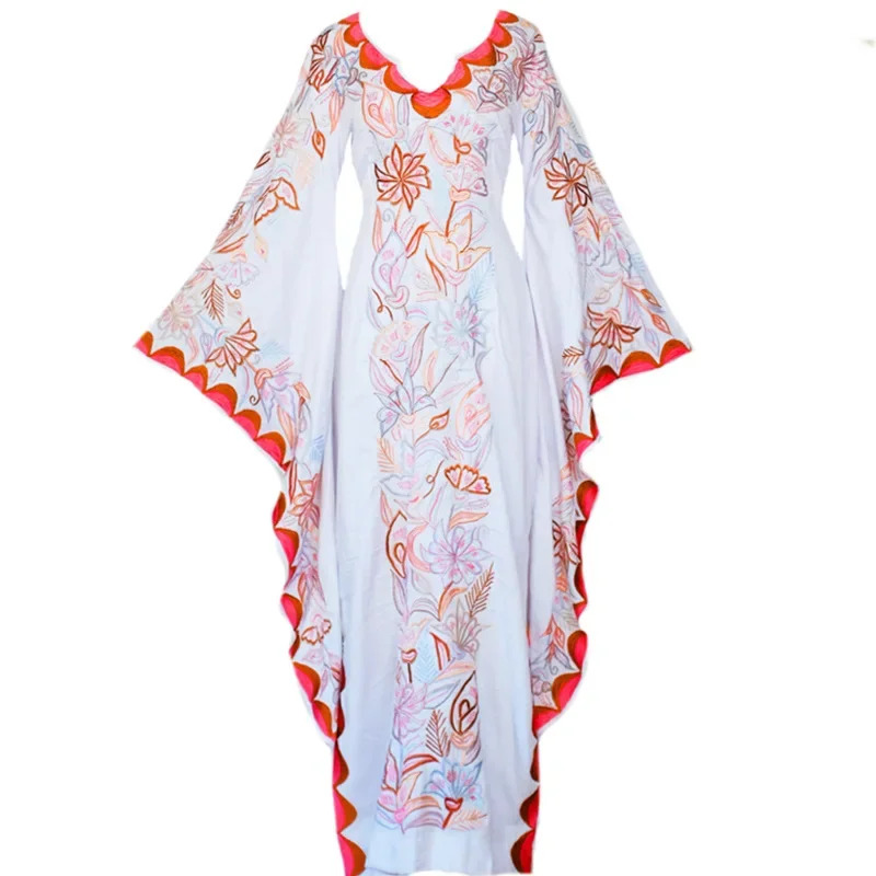 Kostum Cosplay Abad Pertengaha - Romper Floral Print ulasan dan harga