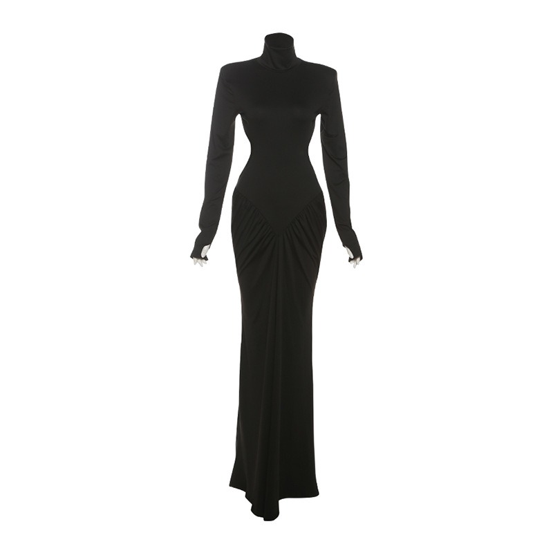Gaun Panjang Wanita Tanpa Pung - Maxi Dress Halter ulasan dan harga