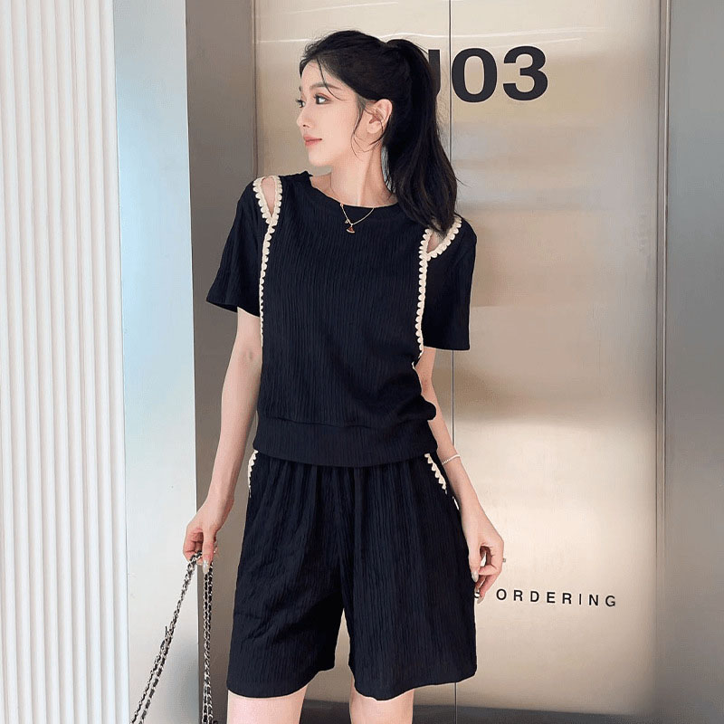 Kaus Bahu Terbuka Mode Korea S - Blouse Off Shoulder ulasan dan harga