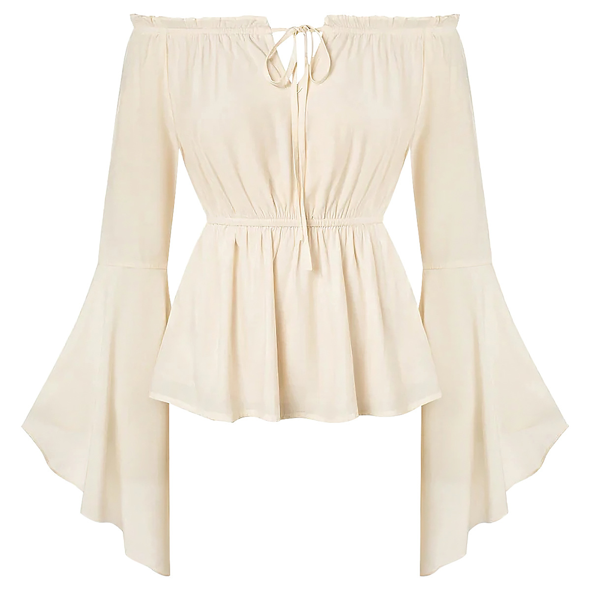 Blus Kostum Abad Pertengahan M - Blouse Off Shoulder ulasan dan harga