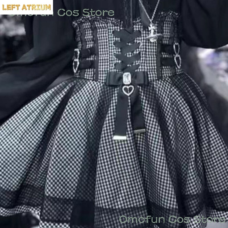Jirai Kei Gaun Lolita Rok Blus - Blouse Off Shoulder ulasan dan harga