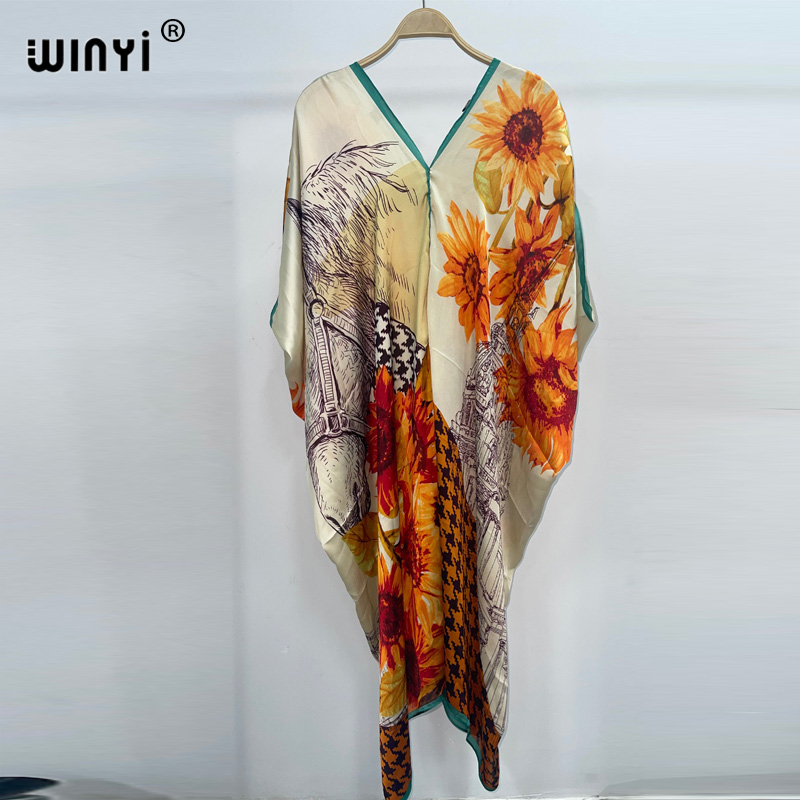 WINYI 2023 Baru Gaun Pantai Wa - Cover Up Kaftan ulasan dan harga