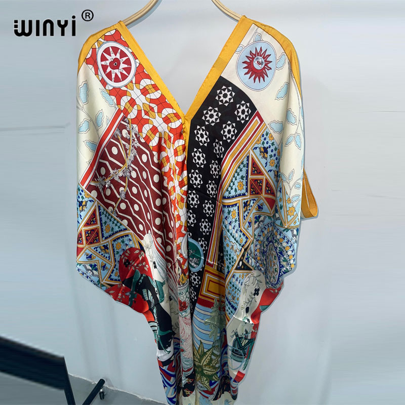 WINYI 2023 Baru Gaun Pantai Wa - Cover Up Kaftan ulasan dan harga