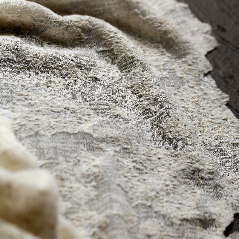 Kain Rajut Katun Linen Berteks - Linen Dress Wrap ulasan dan harga