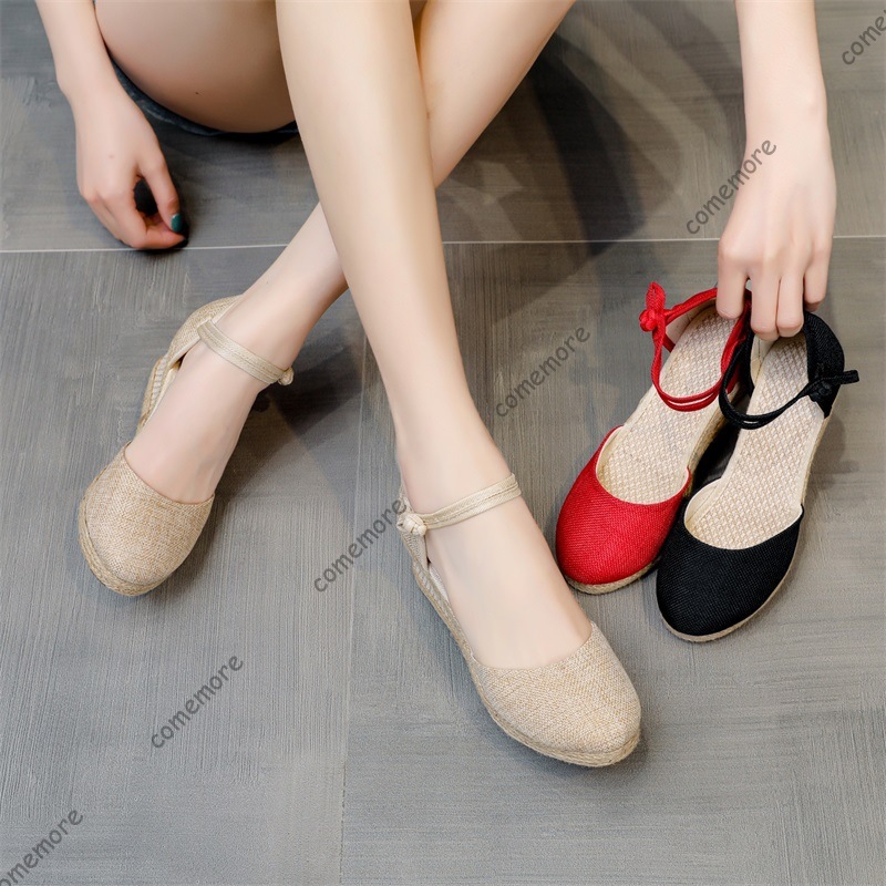 Comemore Sandal Hak Tinggi Sep - Wedge Espadrille Women ulasan dan harga