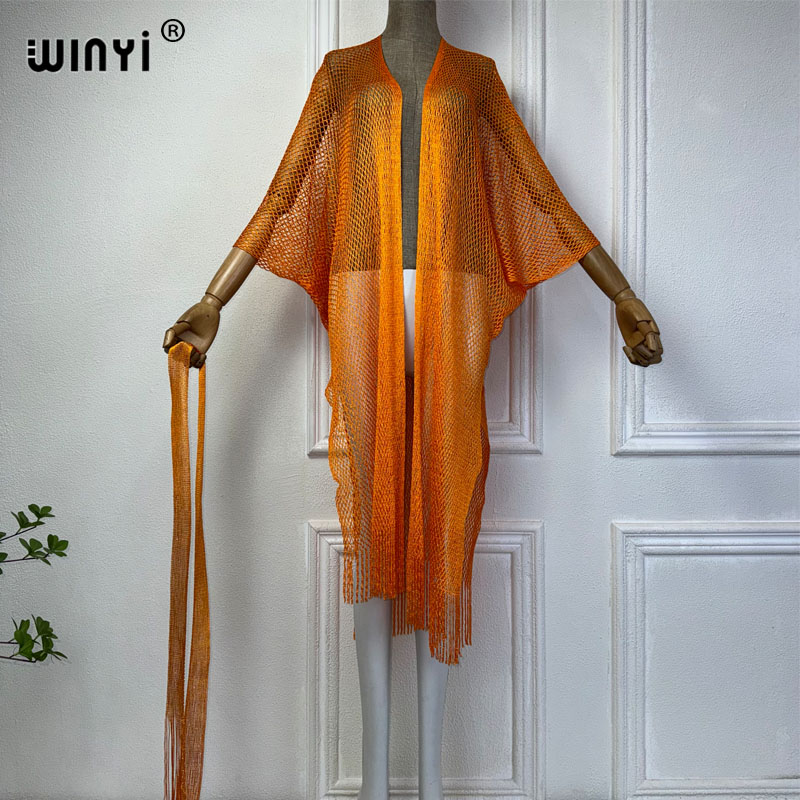 WINYI kimono pantai berongga g - Cover Up Kaftan ulasan dan harga