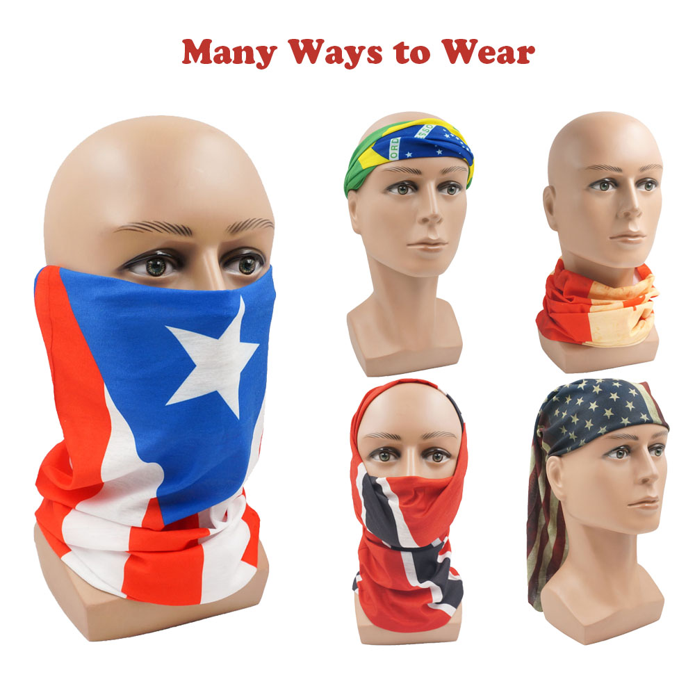 Bandana Bermotif Bendera Swedi - Headband Summer Knit ulasan dan harga