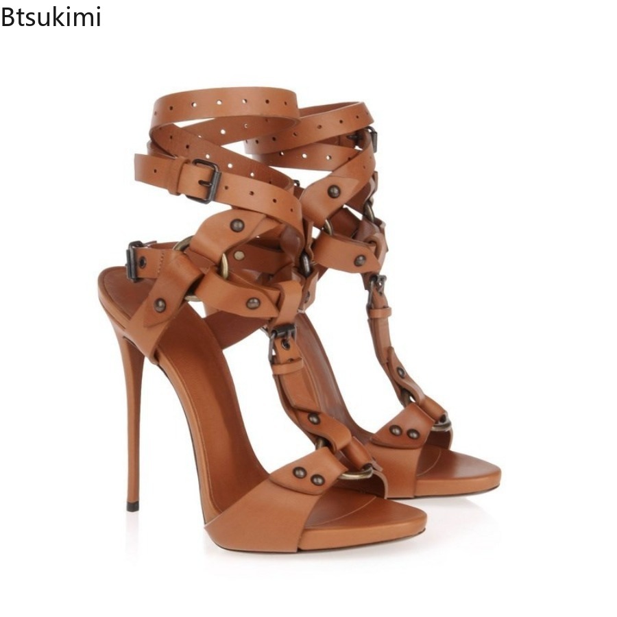 Sandal Gladiator Bertali Silan - Sandal Strappy Heeled ulasan dan harga
