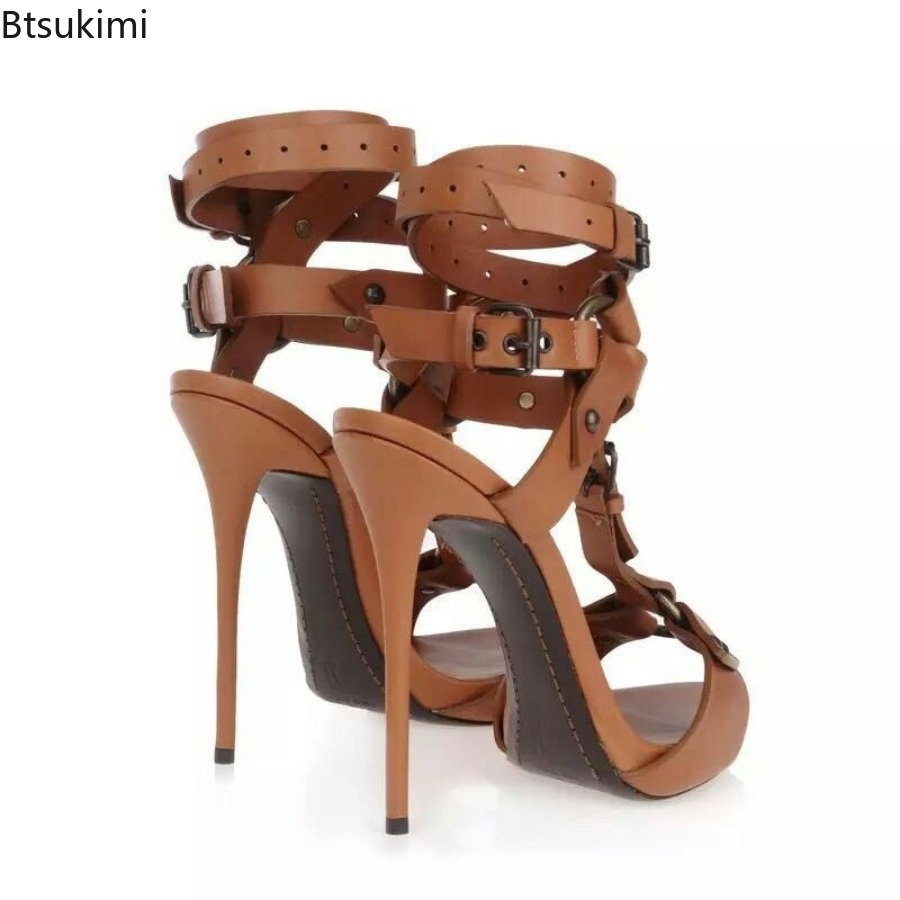 Sandal Gladiator Bertali Silan - Sandal Strappy Heeled ulasan dan harga