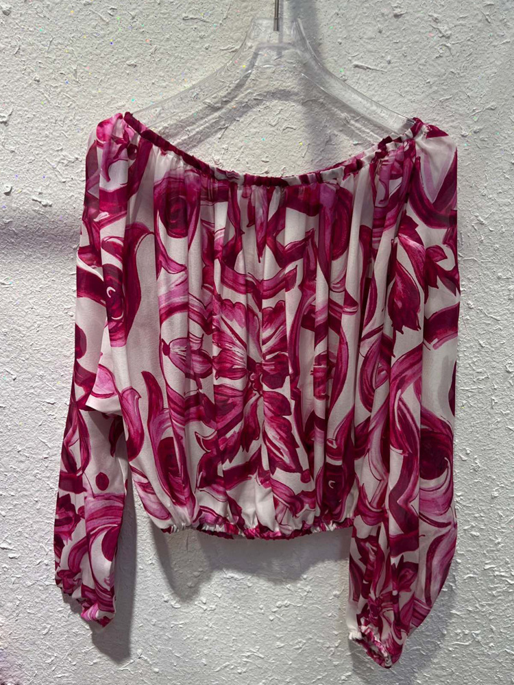 Blus Sutra Bahu Terbuka Wanita - Blouse Off Shoulder ulasan dan harga