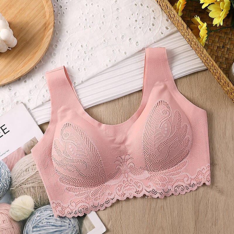 Bra lateks bernapas tanpa keli - Bralette Triangle Set ulasan dan harga