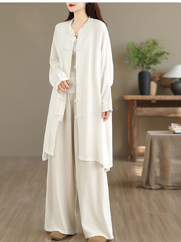 Setelan Dua Potong Kemeja Katu - Linen Pant Wide ulasan dan harga