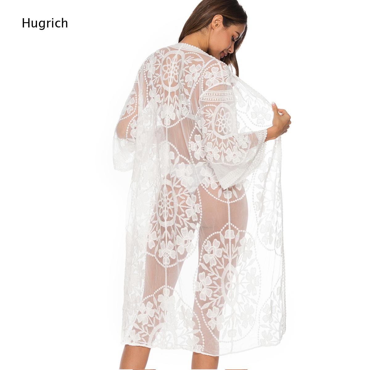 Kimono panjang berbahan renda  - Kimono Sheer Floral ulasan dan harga