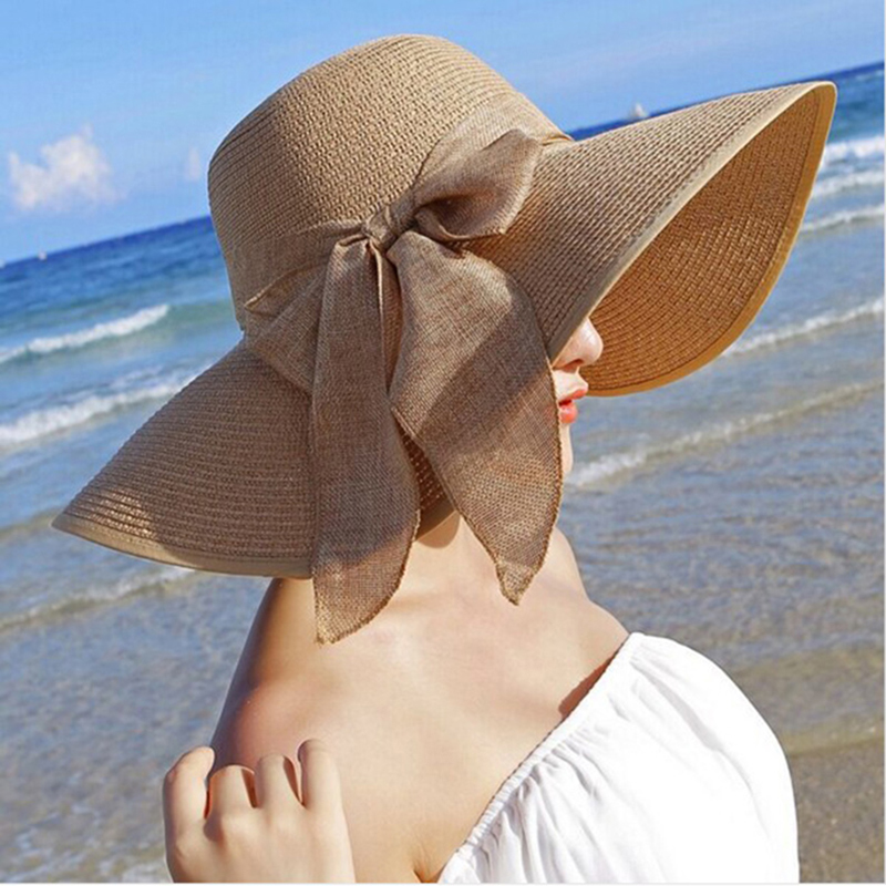 Topi Jerami Wanita Musim Panas - Hat Floppy Wide ulasan dan harga