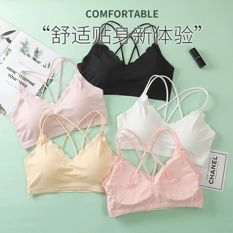 Bra Push Up tanpa tali untuk w - Bralette Triangle Set ulasan dan harga