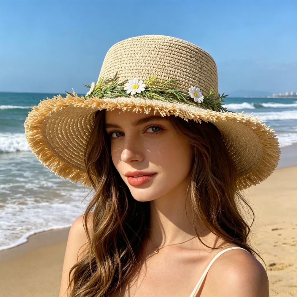 Topi Matahari Topi Jerami Leba - Hat Floppy Wide ulasan dan harga