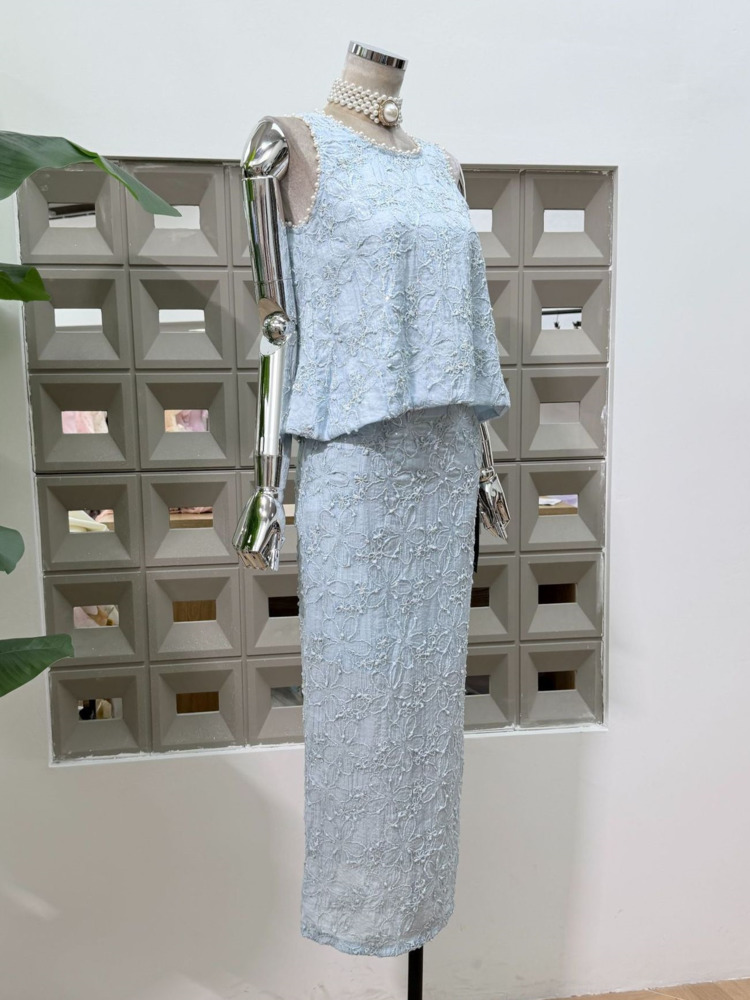 DFDG Wanita 2026 Musim Semi Mu - Midi Skirt Floral ulasan dan harga