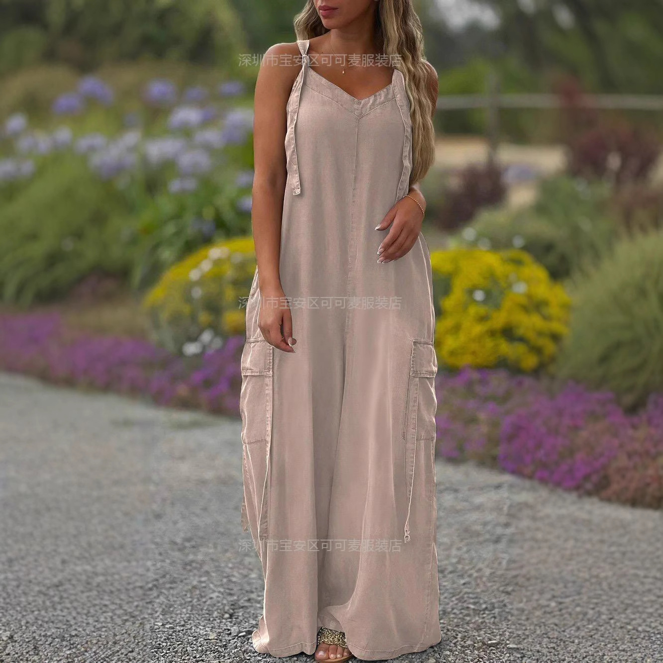 Jumpsuit Musim Panas Longgar K - Jumpsuit Linen Relaxed ulasan dan harga