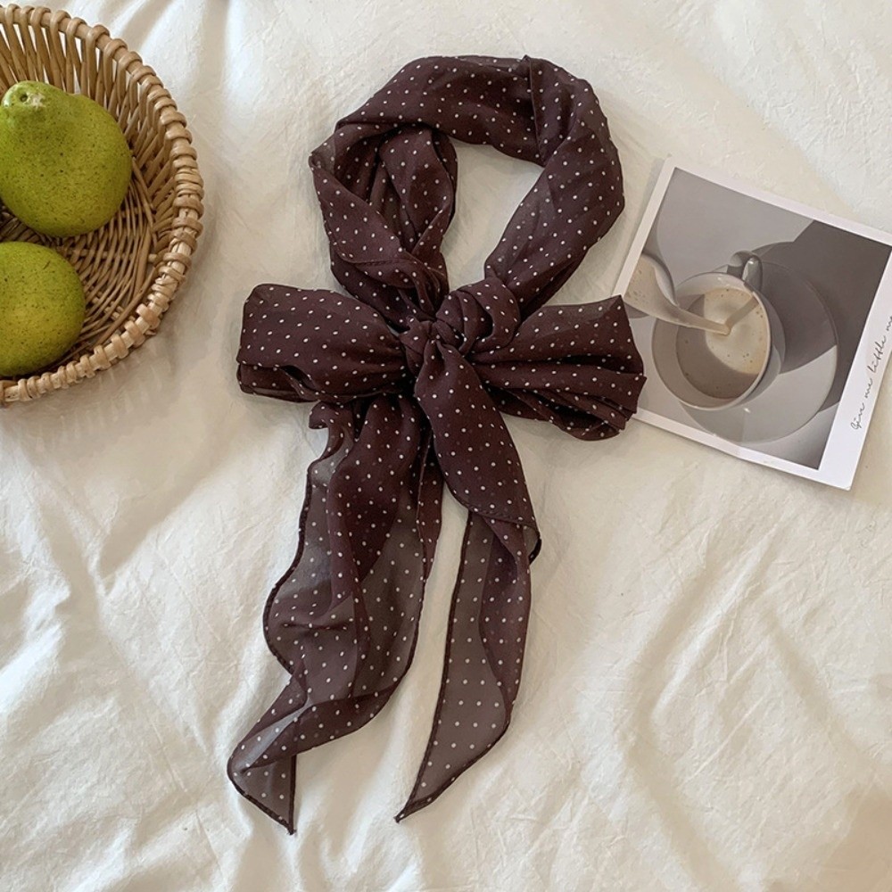 Syal Polkadot Ikat Kepala Modi - Headband Summer Knit ulasan dan harga
