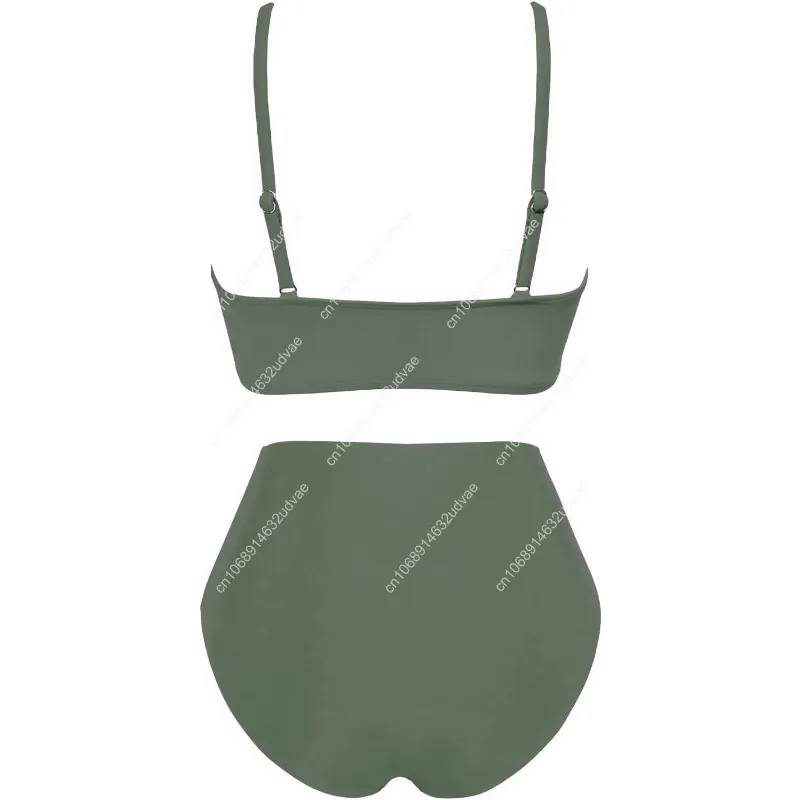 Set Bikini Wanita Pinggang Tin - Swimsuit Bikini Ruched ulasan dan harga