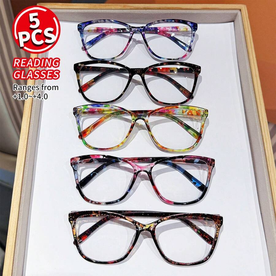 5 Pasang Kacamata Baca Fashion - Sunglasses Cat Eye ulasan dan harga