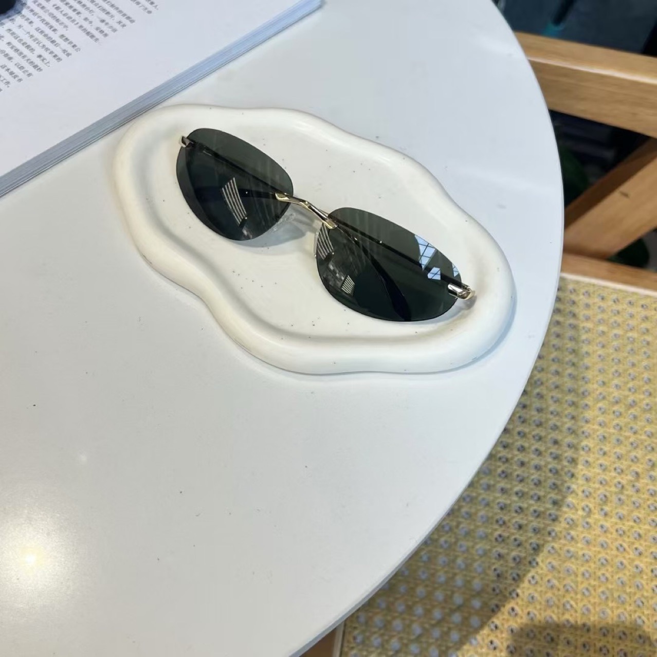 UV400 Rimless Shades, Kacamata - Sunglasses Cat Eye ulasan dan harga