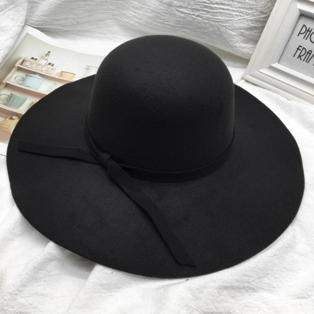 Topi Bucket Gaya Vintage Desai - Hat Floppy Wide ulasan dan harga