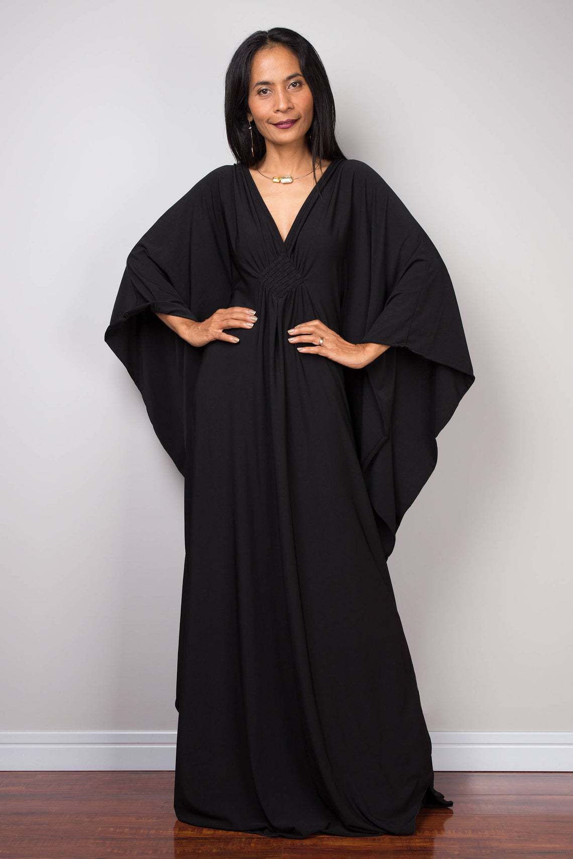 Gaun Kaftan Pantai Ukuran Besa - Cover Up Kaftan ulasan dan harga