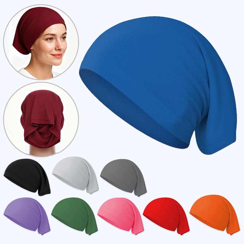 Penutup Kepala Sutra Es Musim  - Headband Summer Knit ulasan dan harga