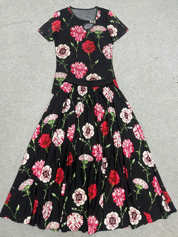 Setelan wanita modis musim pan - Romper Floral Print ulasan dan harga