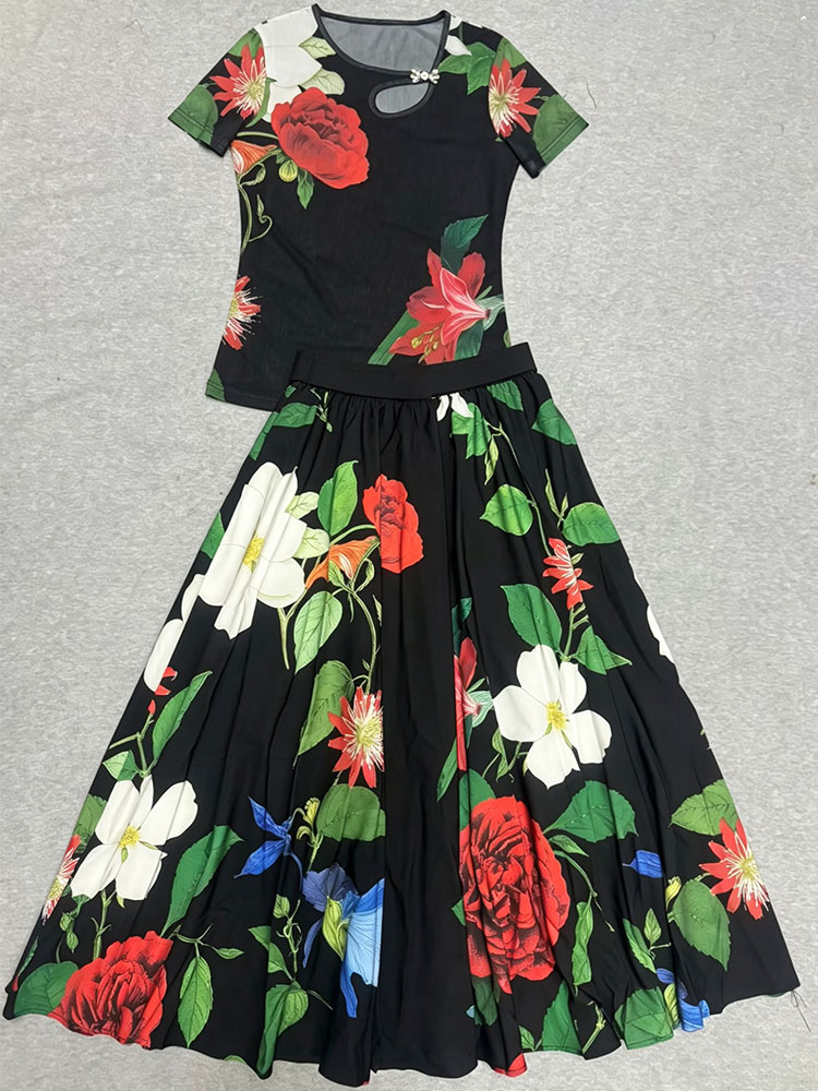 Setelan wanita modis musim pan - Romper Floral Print ulasan dan harga