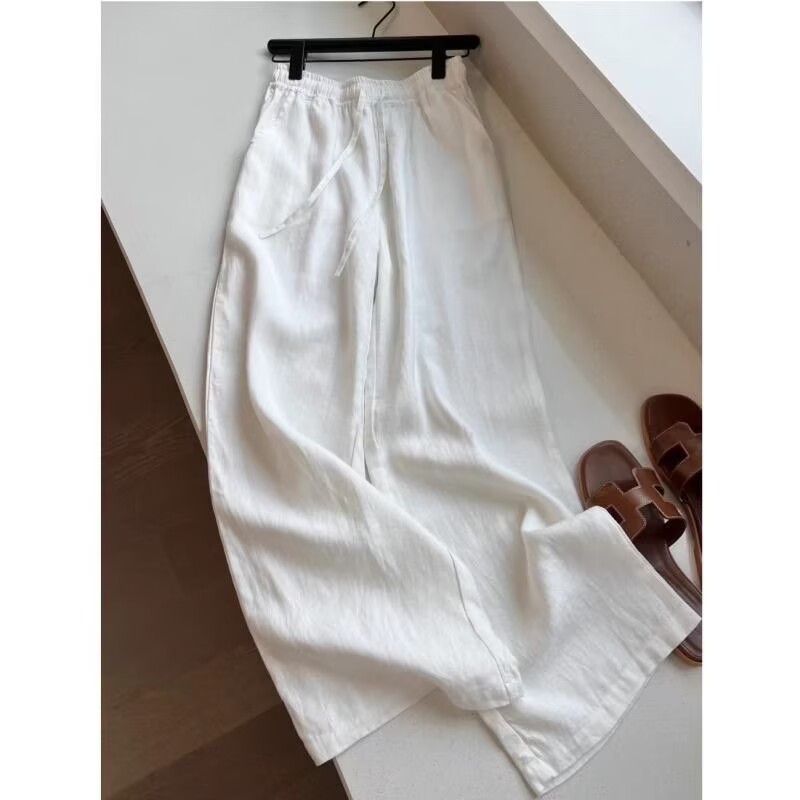 Setelan Celana Lebar dan Kemej - Linen Pant Wide ulasan dan harga