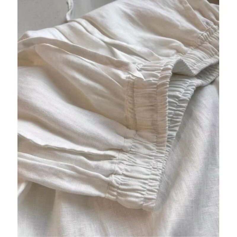 Setelan Celana Lebar dan Kemej - Linen Pant Wide ulasan dan harga