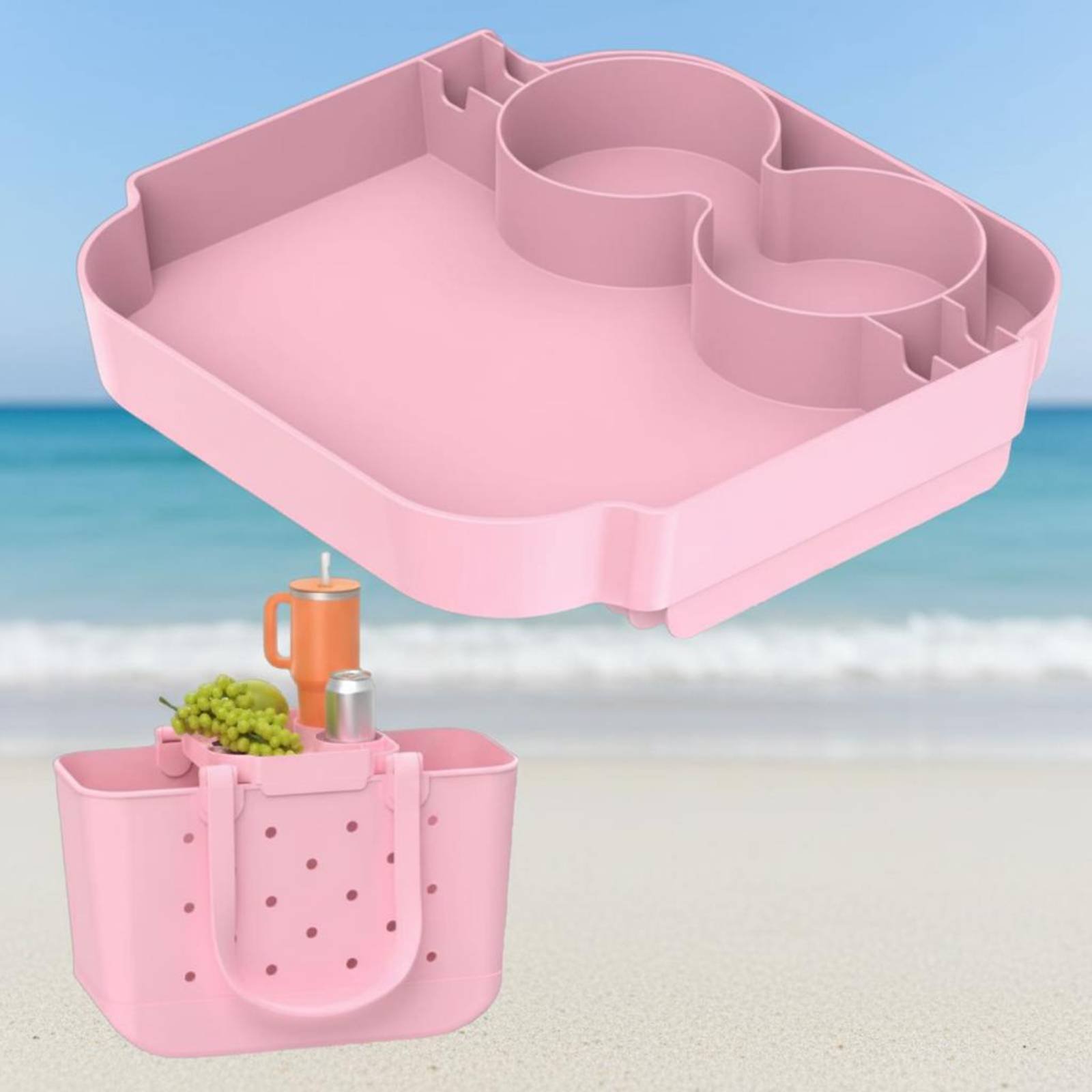 Tas Pantai Ringan dengan Tray, - Tote Bag Beach ulasan dan harga