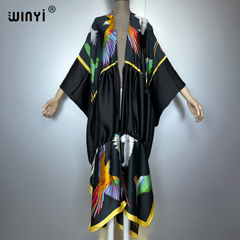 Gaun pantai maxi kimono boho W - Cover Up Kaftan ulasan dan harga
