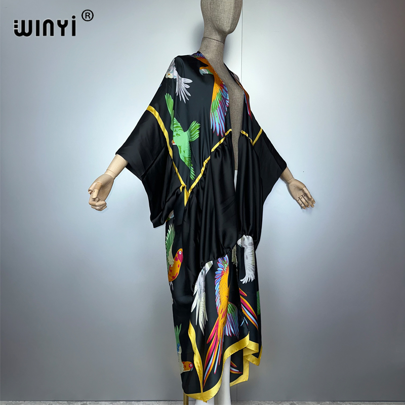 Gaun pantai maxi kimono boho W - Cover Up Kaftan ulasan dan harga