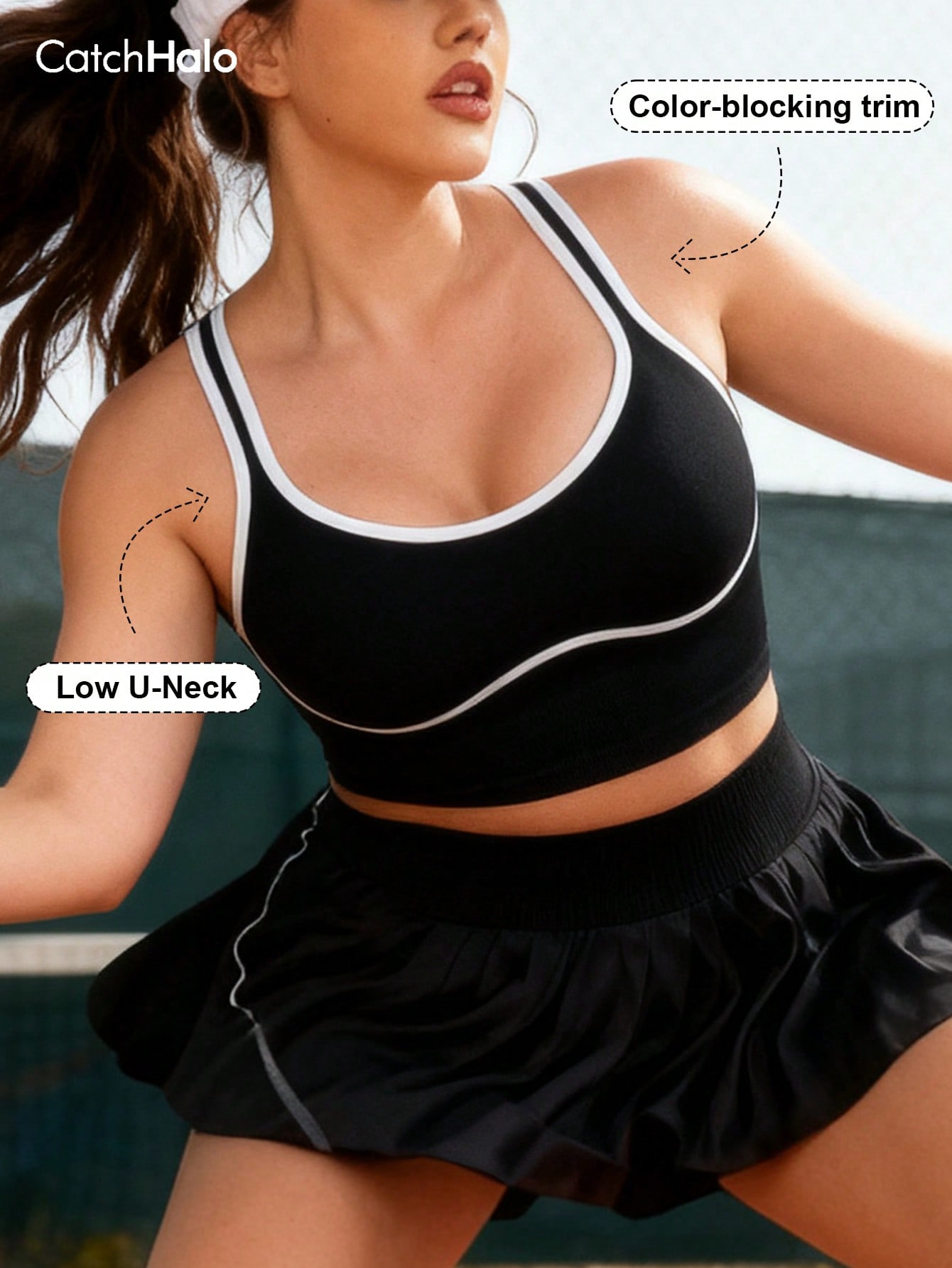 Bralette Seamless Plus Size Wa - Crop Top Crochet ulasan dan harga