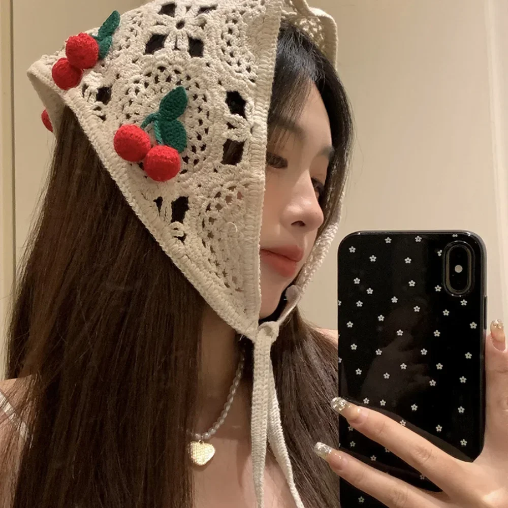 Ikat Kepala Segitiga Gaya Past - Headband Summer Knit ulasan dan harga