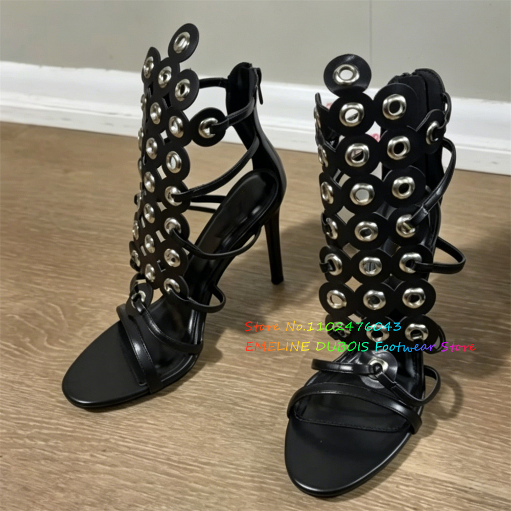 Sandal Hak Tinggi Dekorasi Lin - Sandal Strappy Heeled ulasan dan harga