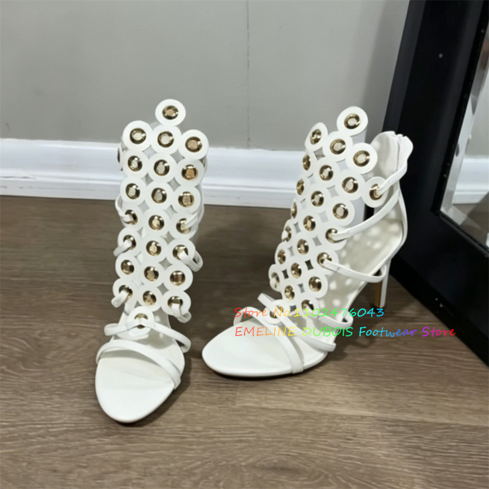 Sandal Hak Tinggi Dekorasi Lin - Sandal Strappy Heeled ulasan dan harga